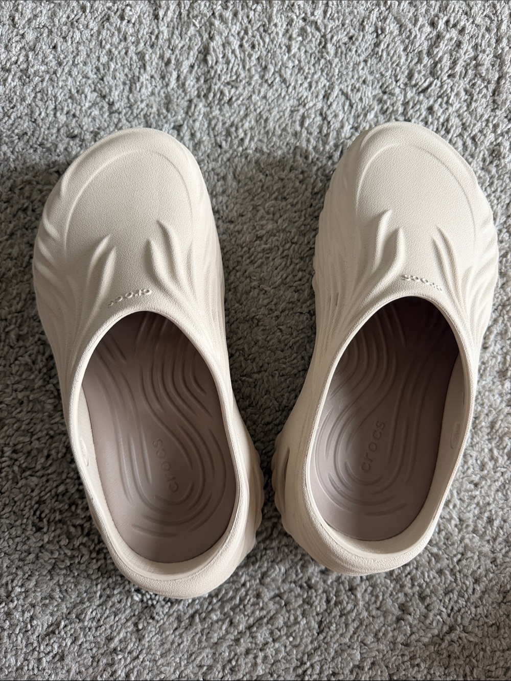 CROCS Sandstone Slip-On Foam Clogs